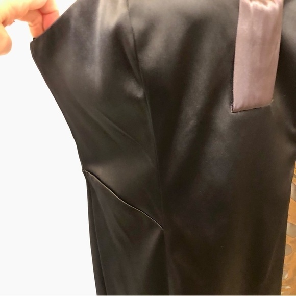 NW Night Way Collection Satin Cocktail Dress - Picture 3 of 10